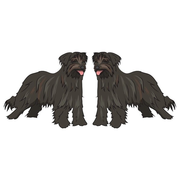 Pyrenean Shepherd Dog Decal, Dog Lover Decor Vinyl Sticker